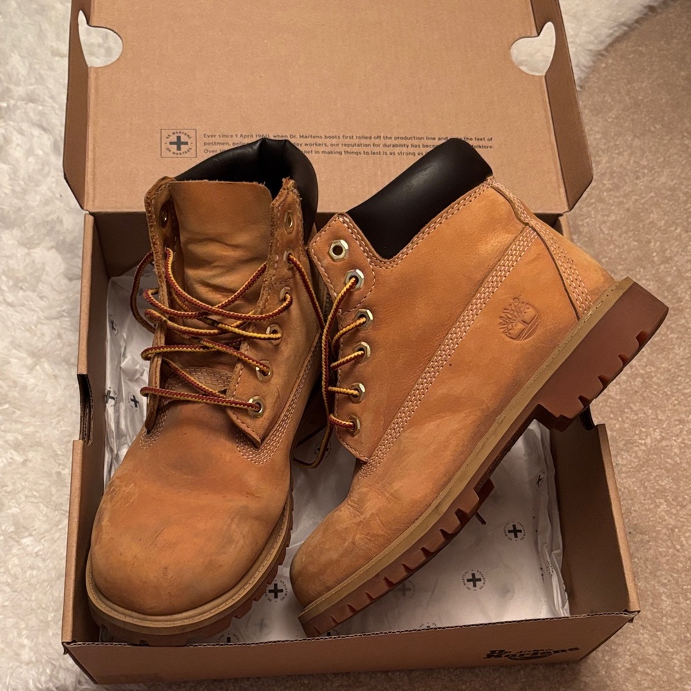 Timberland Men's Light Brown Leather Boots